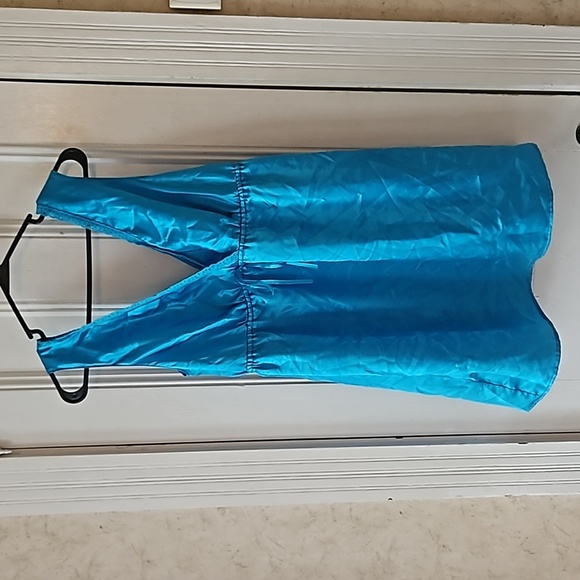 Gilligan and O'Malley Blue Silky Nightgown Large - Picture 1 of 9